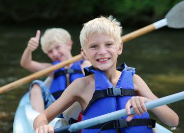 Canoeing in Burgundy